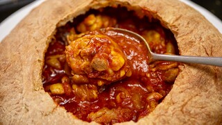 Make a big curry bun once and eat bread crumbs for a week (＿＿)ノ｜