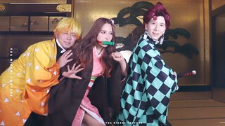 三上悠亚vlog cosplay鬼灭之刃-弥豆子！