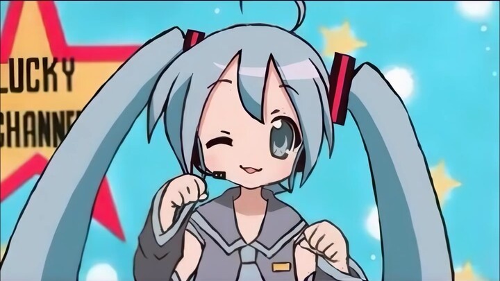 【4K】Image quality restoration Welcome to the Lucky Channel! I am Little Hatsune!