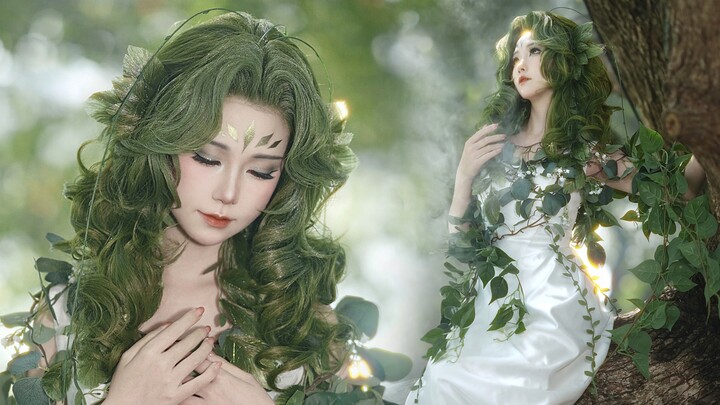 เมื่อฉันใช้วิธีทำดอกไม้ขนสัตว์แบบมรดกทางวัฒนธรรมที่จับต้องไม่ได้มาทำวิกผมสำหรับการคอสเพลย์ต้นไม้… | 