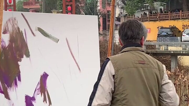CAFA President’s Rural Sketching Amazes with His Brushwork