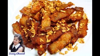 หมูทอดกระเทียม สูตรกรอบมาก #ขายอาหาร #อาชีพเสริม l Sunny Channel