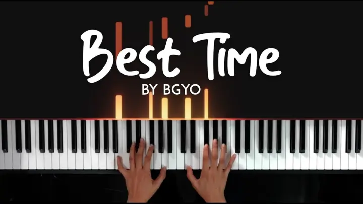 Best Time by BGYO piano cover  | lyrics + sheet music