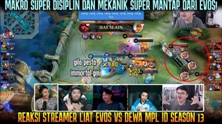 FULL MONTAGE PESTA IMMORTAL! REAKSI STREAMER LIAT EVOS VS DEWA MPL ID SEASON 13