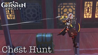 Genshin Impact - Chest Hunt in Liyue Sea of Clouds (Reaching 100%)