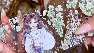 asmr _ journaling - 💜Violet Dream Garden