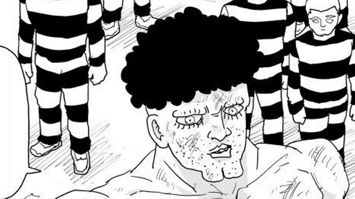 One Punch Man original chapter 136 Sexy prisoner's new form & metal baseball bat tortured