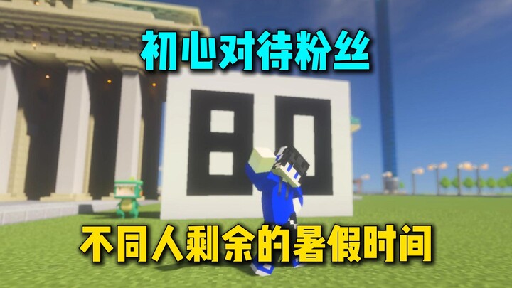 ดูแลแฟนๆ ด้วยใจแรกเริ่ม – เวลาปิดเทอมฤดูร้อนที่เหลือของแต่ละคน