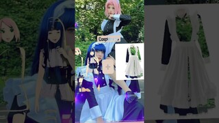 cosplay sakura dan hinata #sakuraharuno  #hinatahyuga