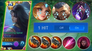 HOW TO DESTROY BUFFED META HEROES USING ARLOTT? | GLOBAL ARLOTT BEST BUILD