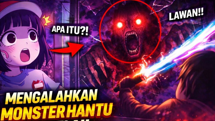 Kaya mengalahkan monster hantu di jendela