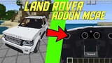 Minecraft PE/BE Land Rover Addon | SUV