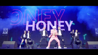 Zhang Yixing - غلاف رقص "Honey" نسخة البدلة الوردية.