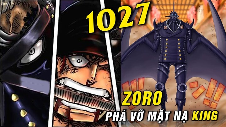 Zoro phá vỡ mặt nạ King nổi giận , Quả Bom nổ chậm Onigashima [ Phân tích One Piece 1027 ]