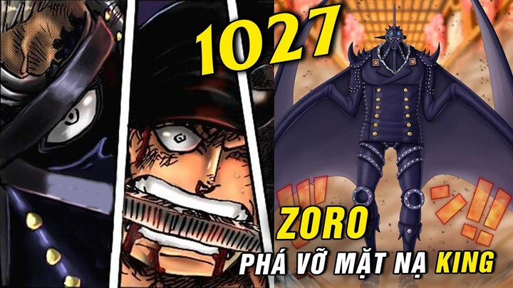 Zoro phá vỡ mặt nạ King nổi giận , Quả Bom nổ chậm Onigashima [ Phân tích One Piece 1027 ]