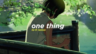 One Direction - One Thing (Alphasvara Lo-Fi Remix)