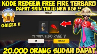 KODE REDEEM FREE FIRE TERBARU 4 JANUARI 2022 HARI INI | BERHADIAH SKIN TINJU & MASKER LEGEND !?