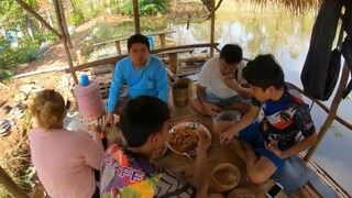 กินข้าวบ้านสวนบ่าวบีมตำบักหุ่งกลั่นไก่แซ่บๆ