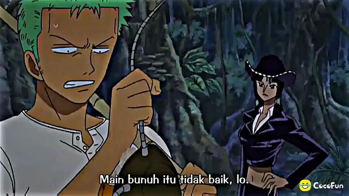 KALO GAK ADA ROBIN UDAH TERSESAT TUH ZORO