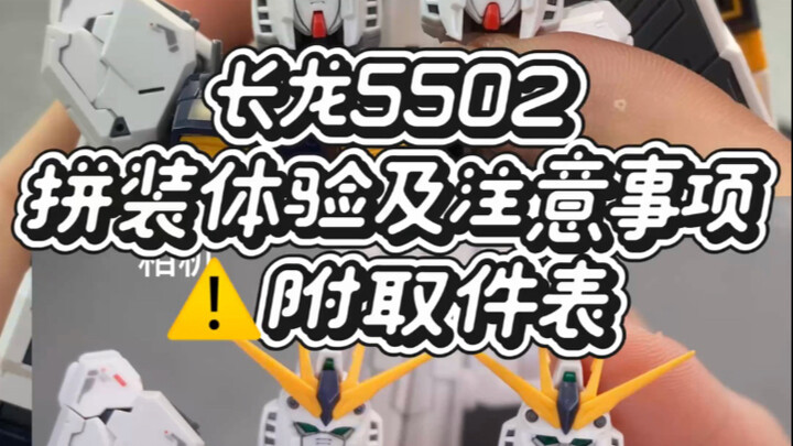 75.8｜长龙5502详细拼装体验及注意事项！附自理取件表