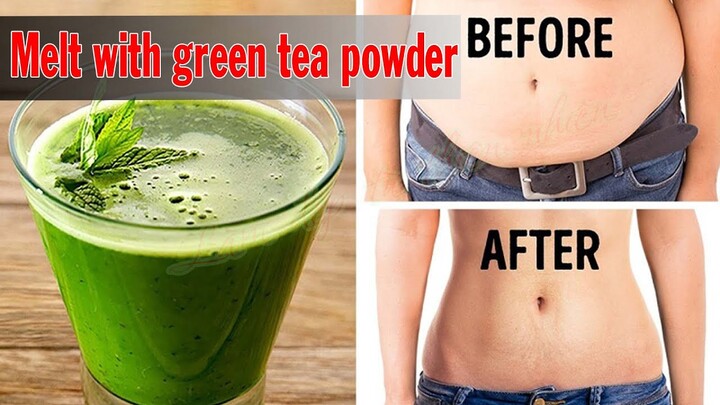 Melt with green tea powder | Tan mỡ bằng bột trà xanh | Làm Đẹp Từ Thiên Nhiên #38