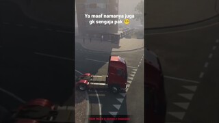 Moment Tubruk Lari Truck Simulator #tiktok #funny #gaming #games #bussid #shorts #viral #fun #reels