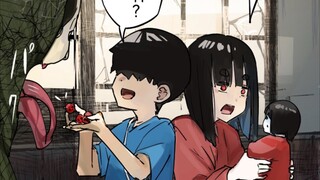 小男孩与怪异桑们的故事，什么灵异版本的宝可梦大师啊1~8p，市松人偶大冒险
