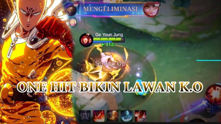 ONE HIT BIKIN LAWAN K.O