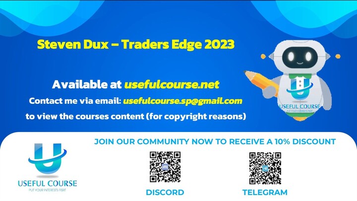 Steven Dux – Traders Edge 2023 download (usefulcourse.net)