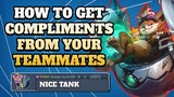 Rare Case Where Teammates Compliment The Tank | Mobile Legends