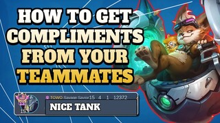 Rare Case Where Teammates Compliment The Tank | Mobile Legends