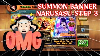 NXB NV || OMG HELLO... DOK 😱😱 SUMMON BANNER NARUSASU STEP 3