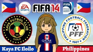 FIFA 14 | Kaya FC Iloilo VS Philippines