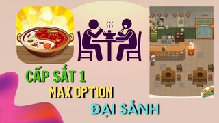 Đại sảnh max option ở cấp Sắt 1 như thế nào #myhotpotstory