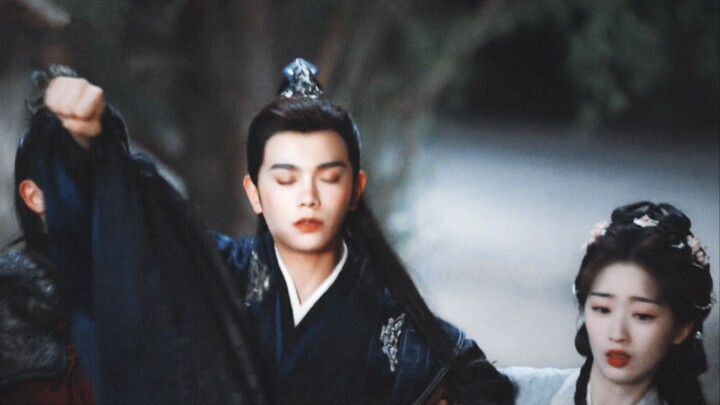 What a hilarious contrast! He’s so cute when he’s drunk—he needs his wife to soothe him. He’s totall