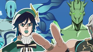 [Genshin Impact ×JOJO] Zhongmen! Polishing mirror forecast·Crazy grass and violent core! (Part 1)