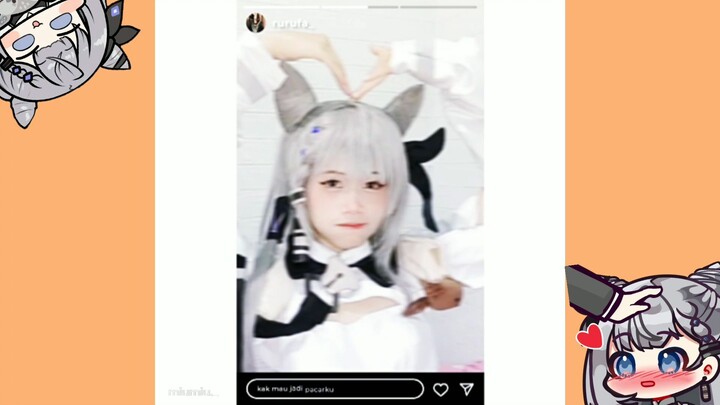 ngedit foto cosplayer kucing satir