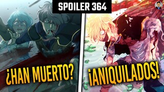 BLACK CLOVER 364 SPOILER | ¡DAMNATIO ANIQUILA A LOS BLACK BULLS! ¿GREY Y GAUCHE HAN MUERTO?