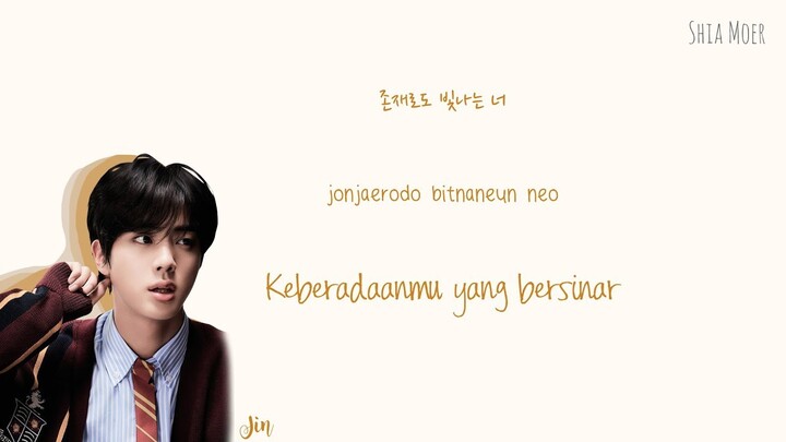 BTS (Jin) – Moon [Han/Rom/Ina] Color Coded Lyrics | Lirik Terjemahan Indonesia