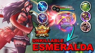 ESMERALDA Unkillable Build 2023 | TRY TO CATCH THIS ESMERALDA | MLBB