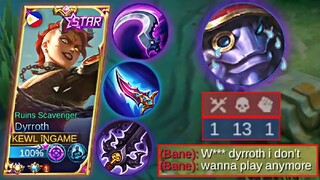 BUFFED BANE CAN'T REACT THIS DYROPHOBIA INSANE ONE SHOT DELETE BUILD!! | MUST TRY THIS🤯