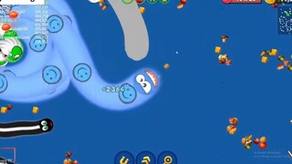 Big Snake _ Rắn săn mồi #199 _ The best Wormszone _ vùng giun đất.io 9