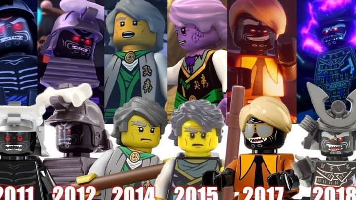 Taking stock of Garmadon in different periods