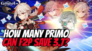 How Many Primogems Can You Save In Patch 3.7? | Genshin Impact