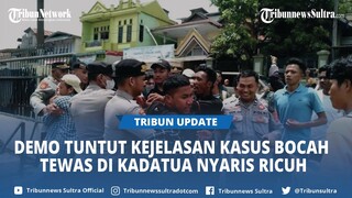 Aksi Damai Tuntut Kejelasan Kasus Bocah Ditemukan Tewas di Kadatua Busel Nyaris Ricuh