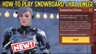 How to Play Snowboard Challenge in Battle Royale? | Cod Mobile