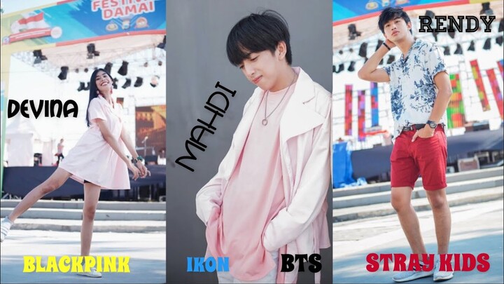 BLACKPINK, STRAYKIDS, IKON, BTS, Perform RENDY, MAHDI & DEVINA di Makassar