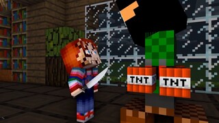 Monster School_ CHUCKY HORROR GAME CHALLENGE - Minecraft Animation