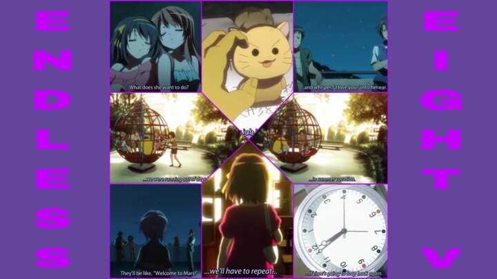 The Melancholy Of Haruhi Suzumiya! Episode 16: Endoresu Eito(Hachi)V! Endless Eight Part 5! 15,521st