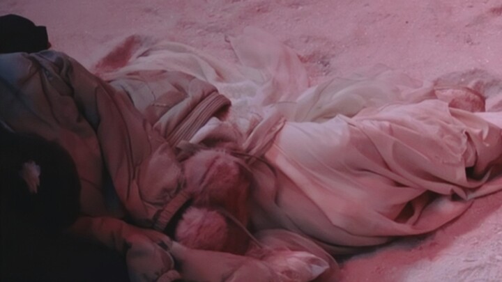 When she’s exhausted from filming and falls asleep on the floor, she never plays the victim. Even wh